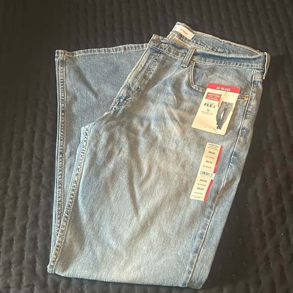 Levi Strauss Signature Men's and Big and Tall Relaxed Fit Jeans Mens sz 38x32 - Picture 7 of 13